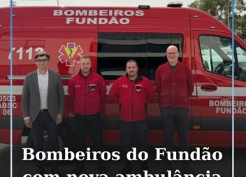 Bombeiros Voluntários do Fundão adquirem nova ambulância de socorro