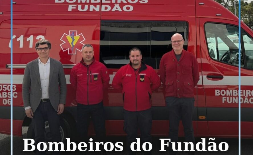 Bombeiros Voluntários do Fundão adquirem nova ambulância de socorro