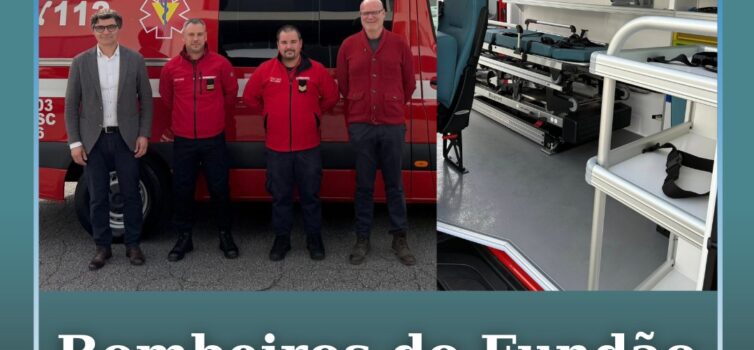 Bombeiros do Fundão recebem nova ambulância