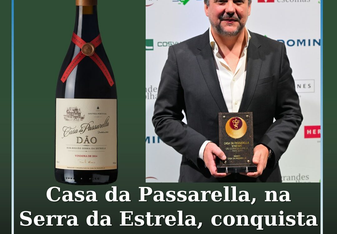 Casa da Passarella distinguida como “Tinto do Ano” nos Prémios Grandes Escolhas