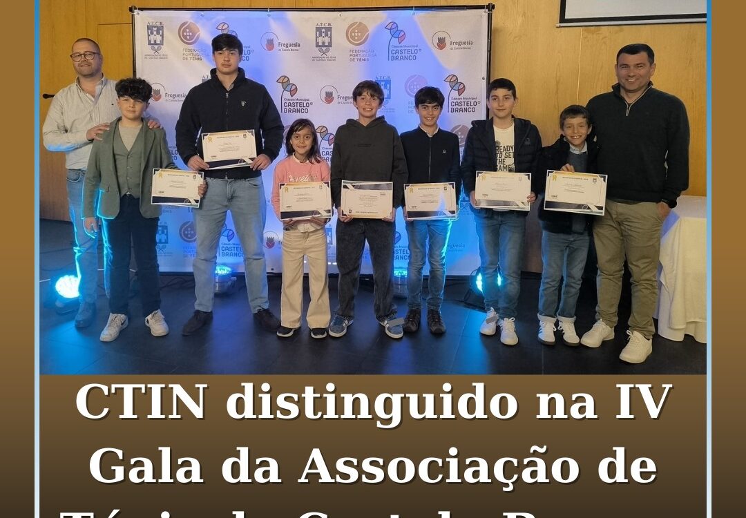 Clube de Ténis de Idanha-a-Nova distinguido na IV Galada da Associação de Ténis