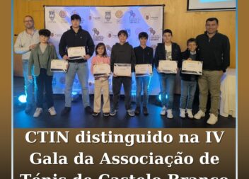 Clube de Ténis de Idanha-a-Nova distinguido na IV Galada da Associação de Ténis