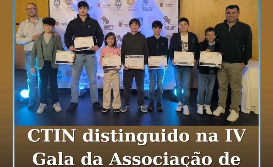 Clube de Ténis de Idanha-a-Nova distinguido na IV Galada da Associação de Ténis