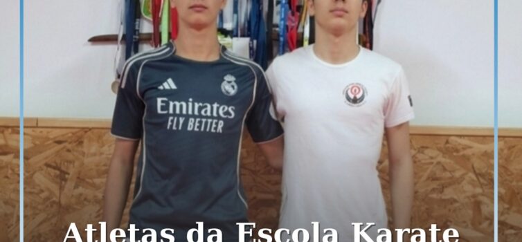 Dois atletas da Escola Karate Wado Joaquim Salgueiro foram convocados para Trein
