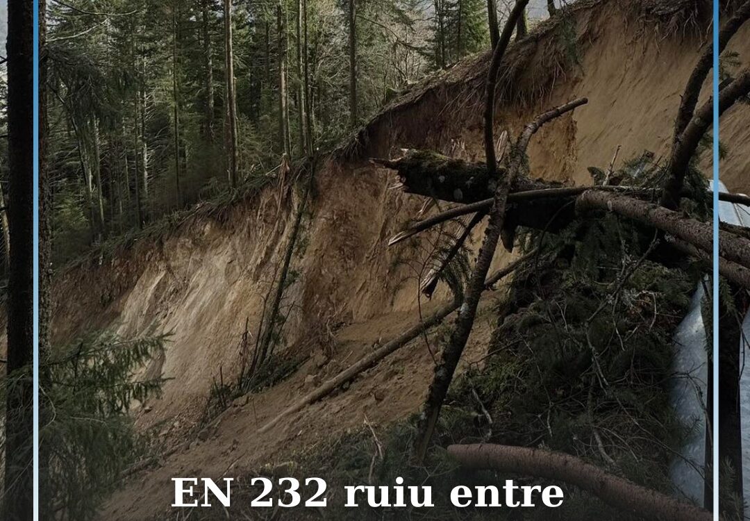 EN 232 ruiu entre Manteigas e Penhas Douradas