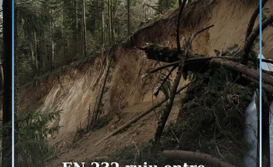 EN 232 ruiu entre Manteigas e Penhas Douradas