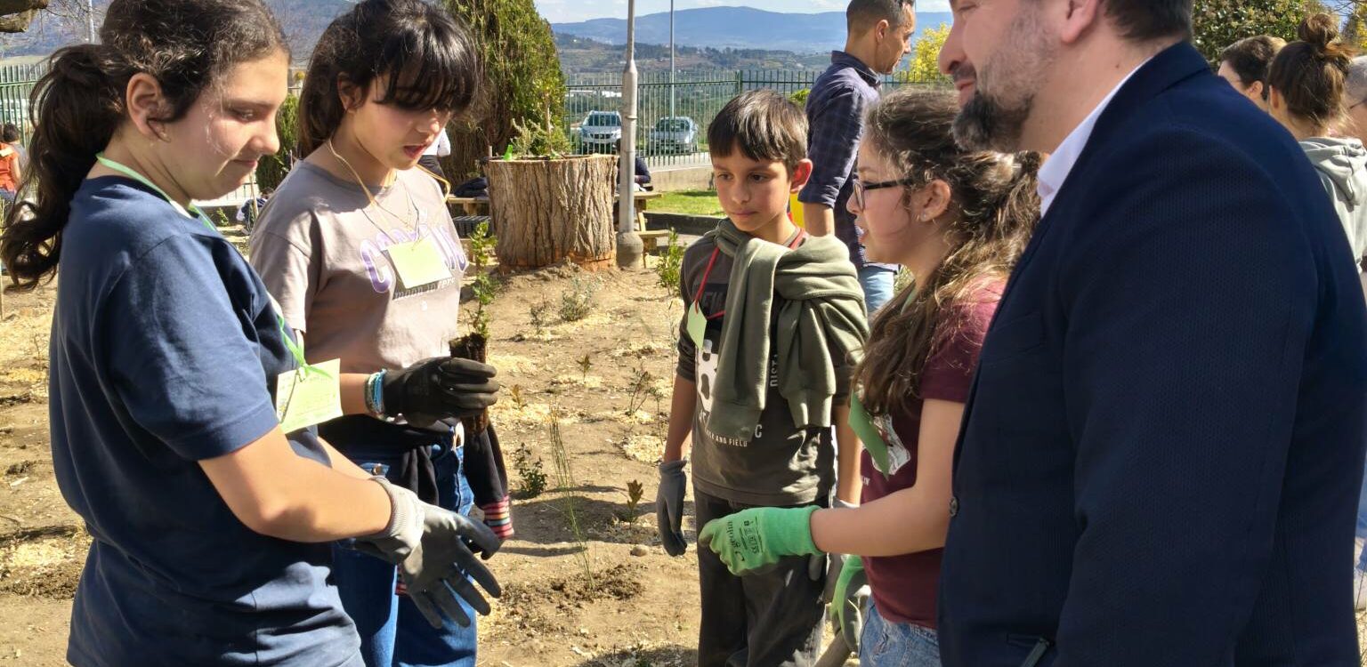 Escola Básica de Tortosendo organiza plantação da Micro Floresta