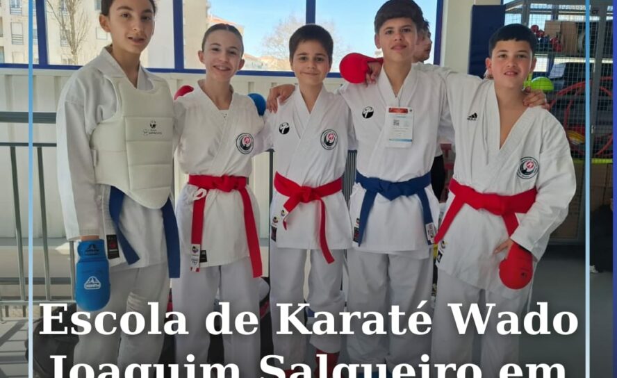 Escola de Karaté Wado Joaquim Salgueiro com resultados positivos no Open de Kara