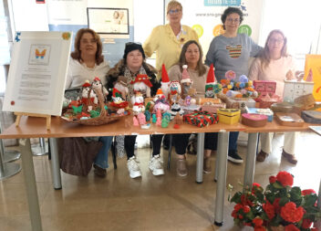 Exposição de trabalhos artísticos realizados por utentes da Área de Dia / Hospit