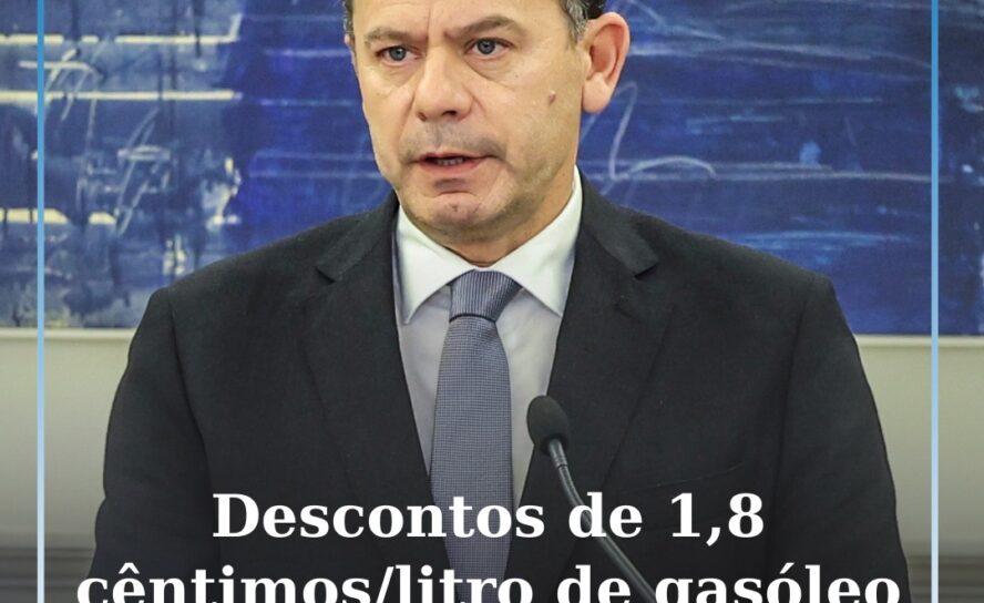 Governo aprova descontos de 1,8 cêntimos/litro de gasóleo e 3