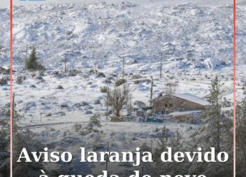 IPMA emite aviso laranja devido a queda de neve