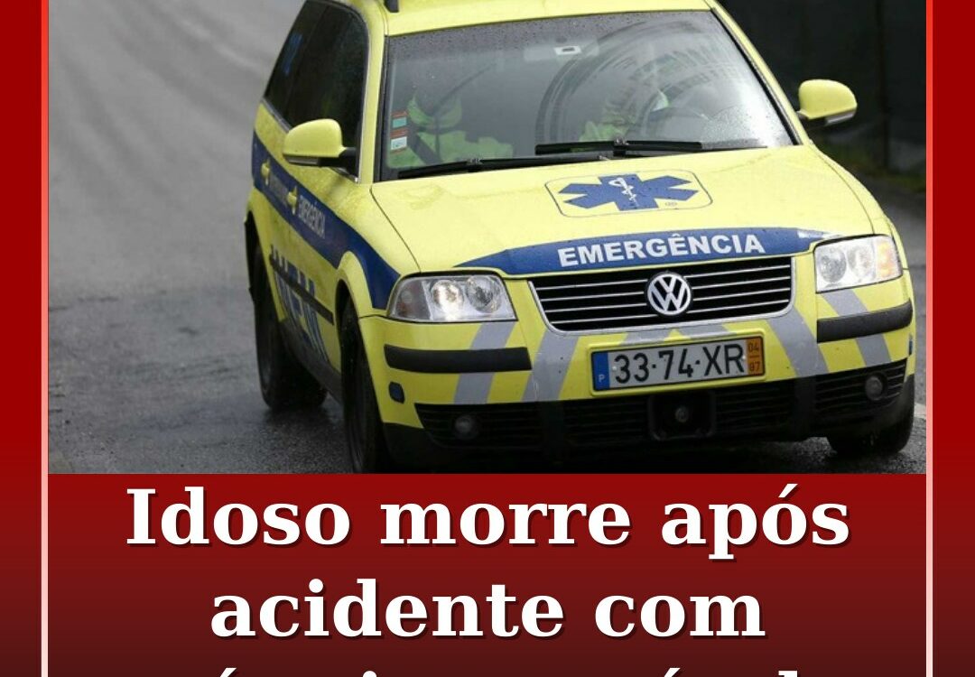 Idoso morre após acidente com máquina agrícola