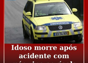 Idoso morre após acidente com máquina agrícola