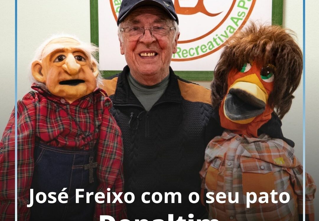 José Freixo que com o seu pato Donaltim deliciou milhares de pessoas