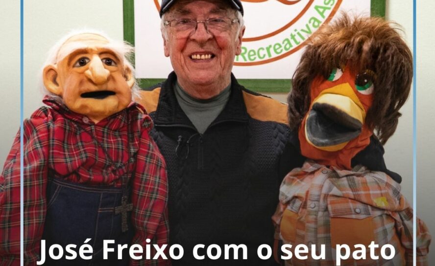 José Freixo que com o seu pato Donaltim deliciou milhares de pessoas