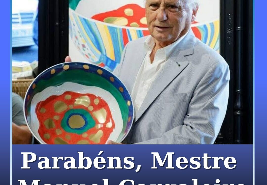 Mestre Manuel Cargaleiro celebraria hoje, 16 de março, o seu 99.º aniversário.