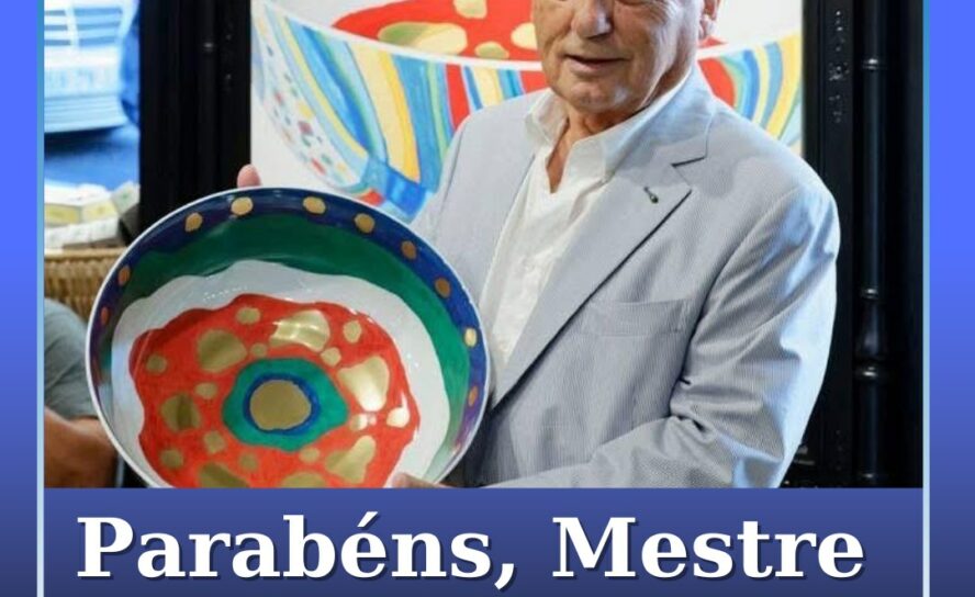 Mestre Manuel Cargaleiro celebraria hoje, 16 de março, o seu 99.º aniversário.