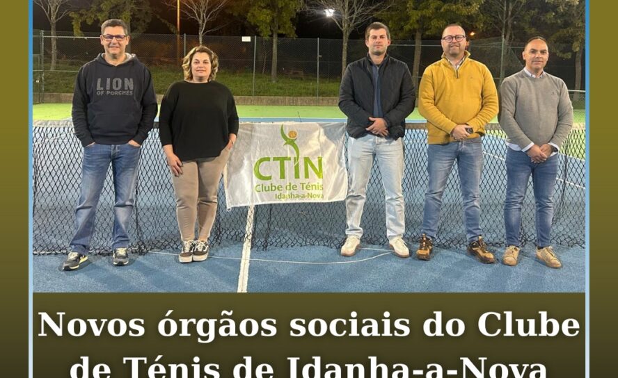 Novos órgãos sociais do Clube de Ténis de Idanha-a-Nova já tomaram posse