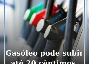 O preço do gasóleo poderá disparar entre 15 e 20 cêntimos por litro na próxima s
