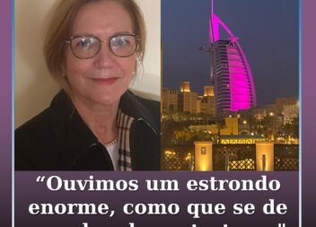 "Ouvimos um estrondo enorme