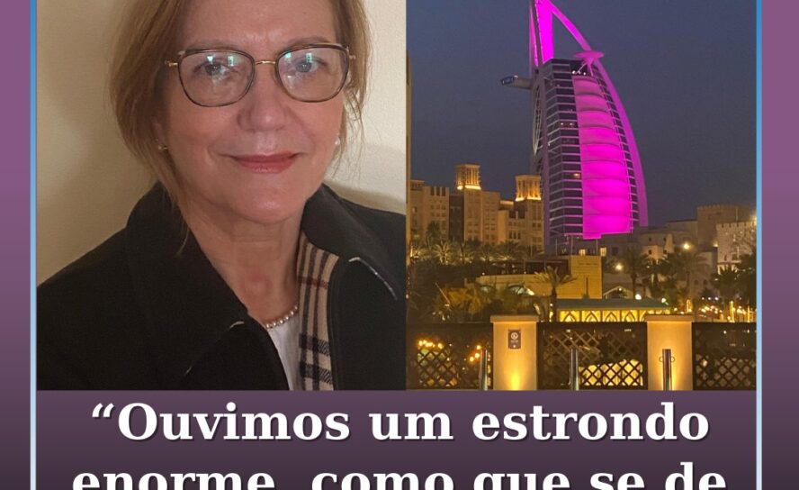 "Ouvimos um estrondo enorme