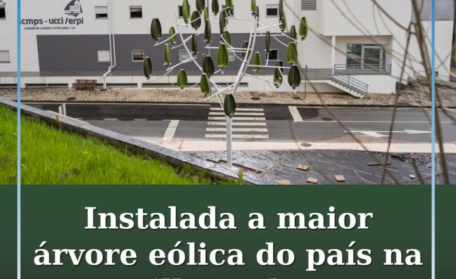 Pampilhosa da Serra recebe a maior árvore eólica do país.