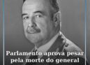 Parlamento aprova pesar pela morte general proencense Martins Barrento