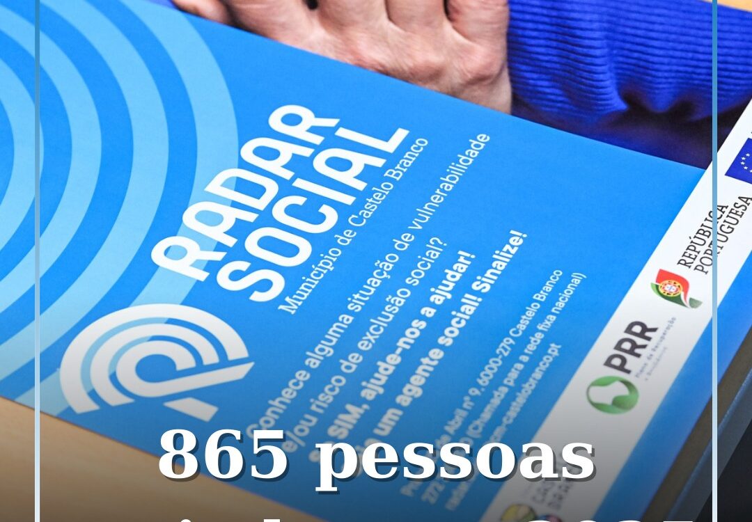 Radar Social de Castelo Branco apoiou 865 pessoas em 2025