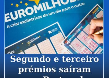 Segundo e terceiro prémios saíram em Portugal