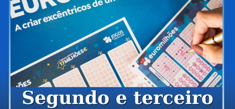 Segundo e terceiro prémios saíram em Portugal