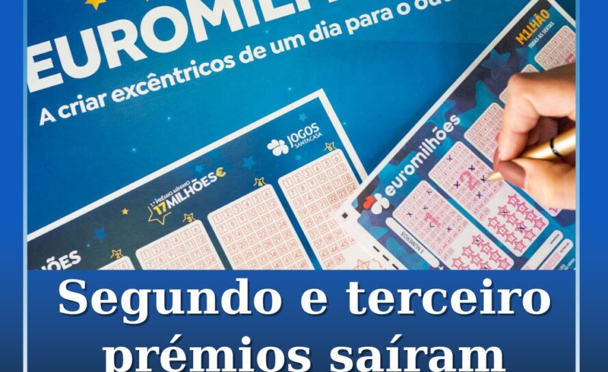 Segundo e terceiro prémios saíram em Portugal