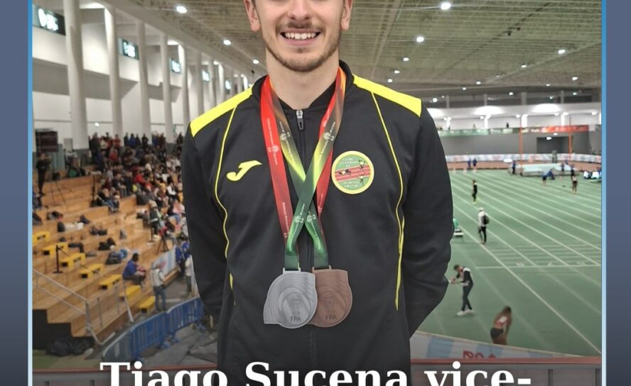 Tiago Sucena vice-campeão nacional Sub-23 e bronze nos Seniores
