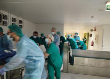 ULSCBEIRA faz simulacro de incêndio para testar as equipas no bloco operatório
