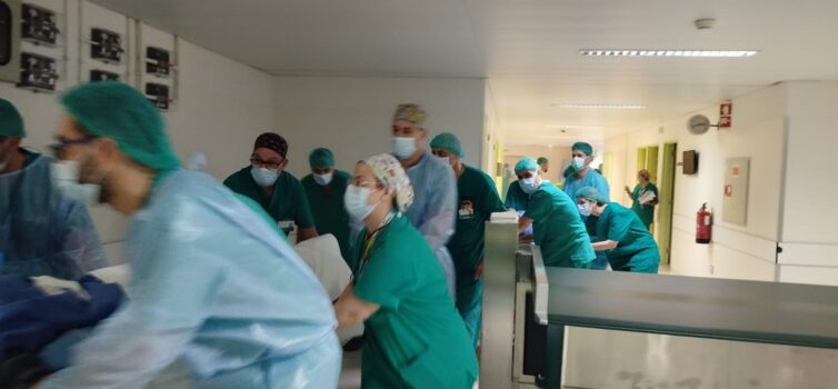 ULSCBEIRA faz simulacro de incêndio para testar as equipas no bloco operatório
