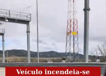 Veículo incendeia-se na A23 no concelho do Fundão