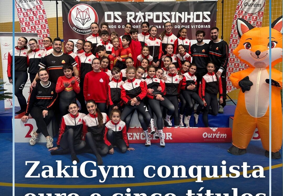 ZakiGym conquista ouro e cinco títulos no fim de semana