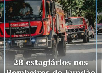 28 novos estagiários iniciam formação nos Bombeiros Voluntários do Fundão