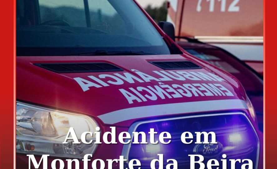 Acidente em Monforte da Beira faz um ferido