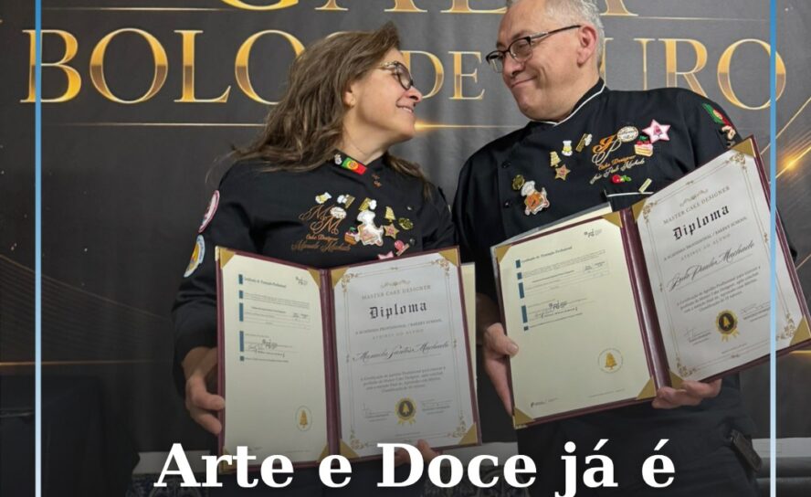 Arte e Doce recebe certificação Master Cake Designer