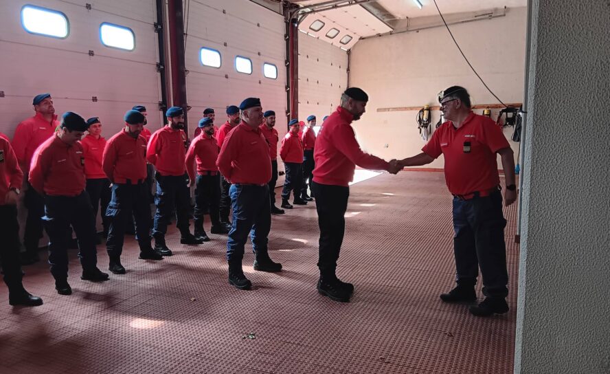 Bruno Marcelino promovido a Chefe nos Bombeiros Voluntários de Cernache do Bonja