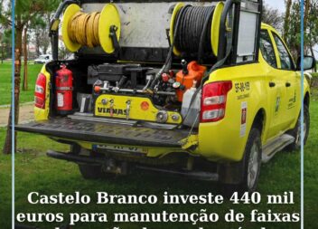 Câmara Municipal de Castelo Branco investe mais de 440 mil euros para manutenção