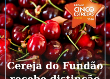 Cereja distinguida com Cinco Estrelas