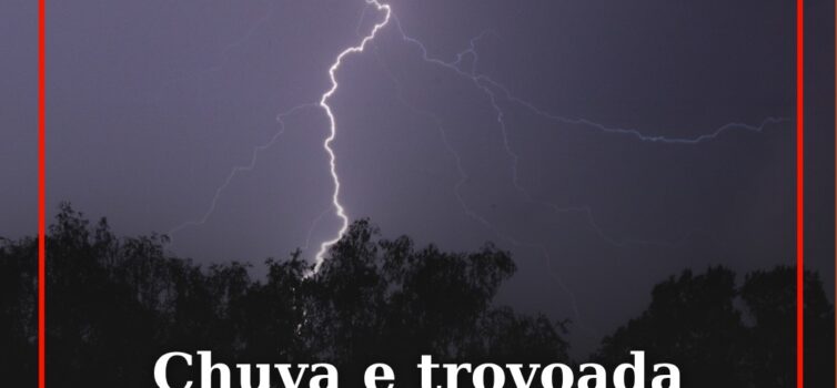 Chuva e trovoada colocam 14 distritos sob aviso amarelo