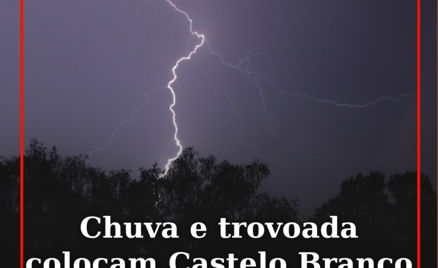 Chuva e trovoada colocam 14 distritos sob aviso amarelo