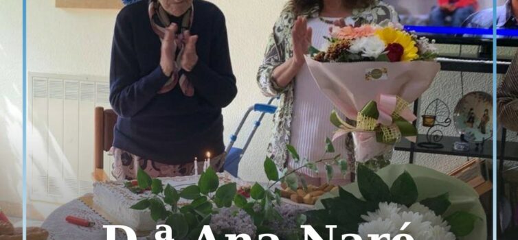 D.ª Ana Naré celebra 100 anos