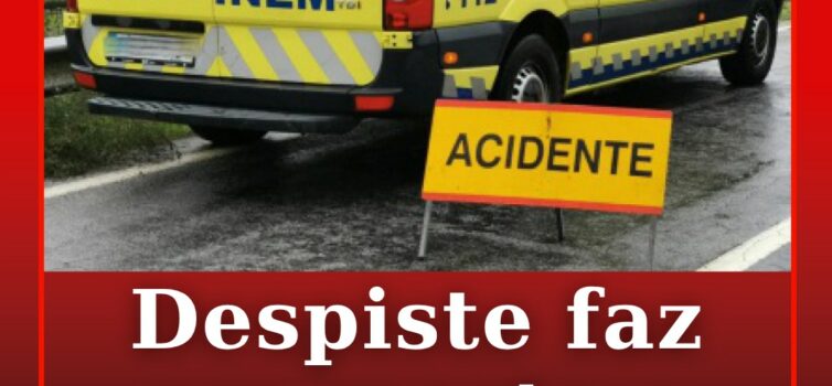 Despiste na EN243 faz um morto e quatro feridos
