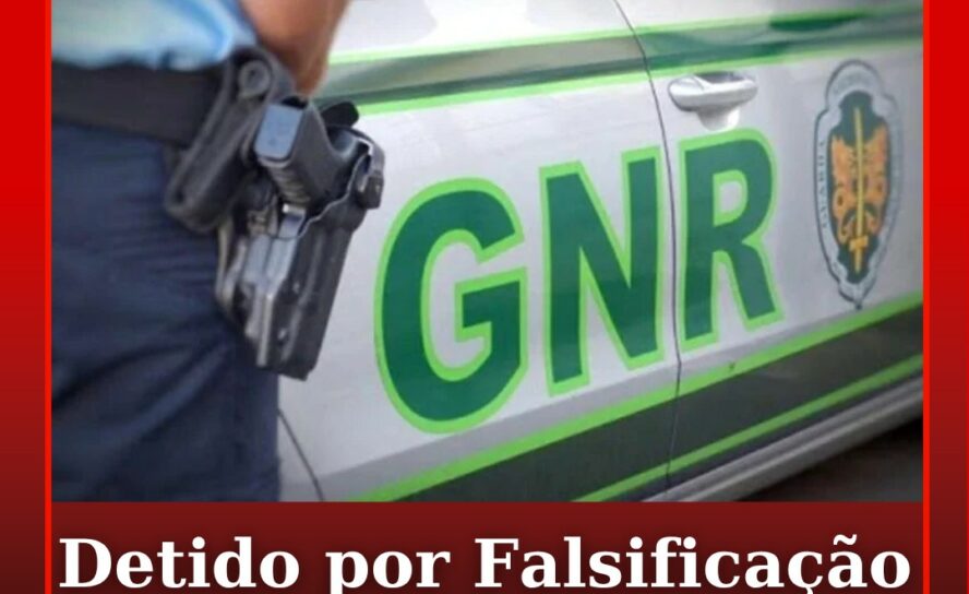 Detido por falsificação de matrícula