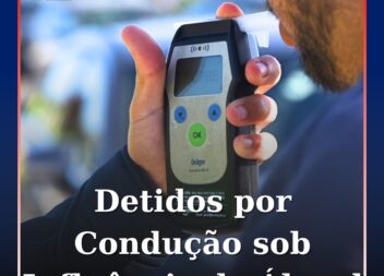 Detidos por condução sob efeito do álcool