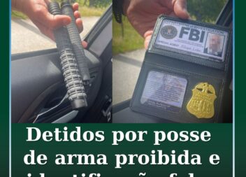Dois detidos por posse de arma proibida e identificação falsa