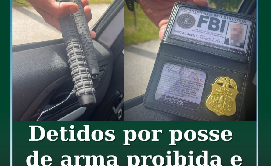 Dois detidos por posse de arma proibida e identificação falsa